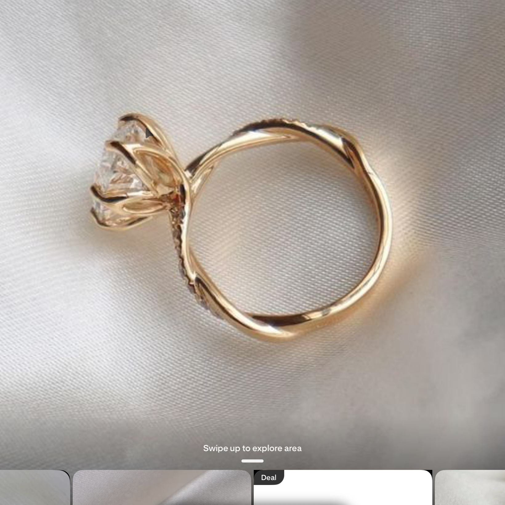 2 carat Elongated Cushion cut lab-grown diamond IGI certified, side stones engagement ring.