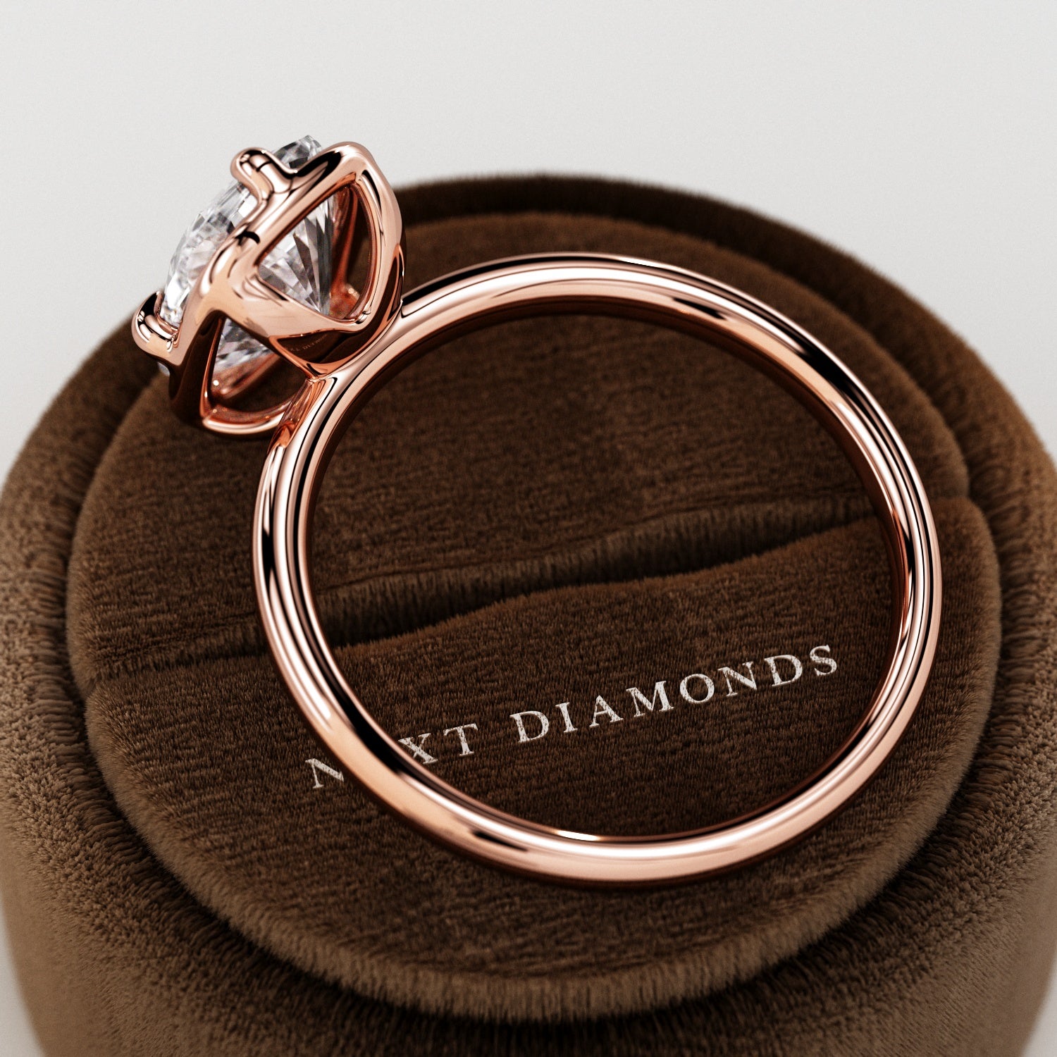 2 carat Elongated Cushion cut lab-grown diamond IGI certified, bezel engagement ring.