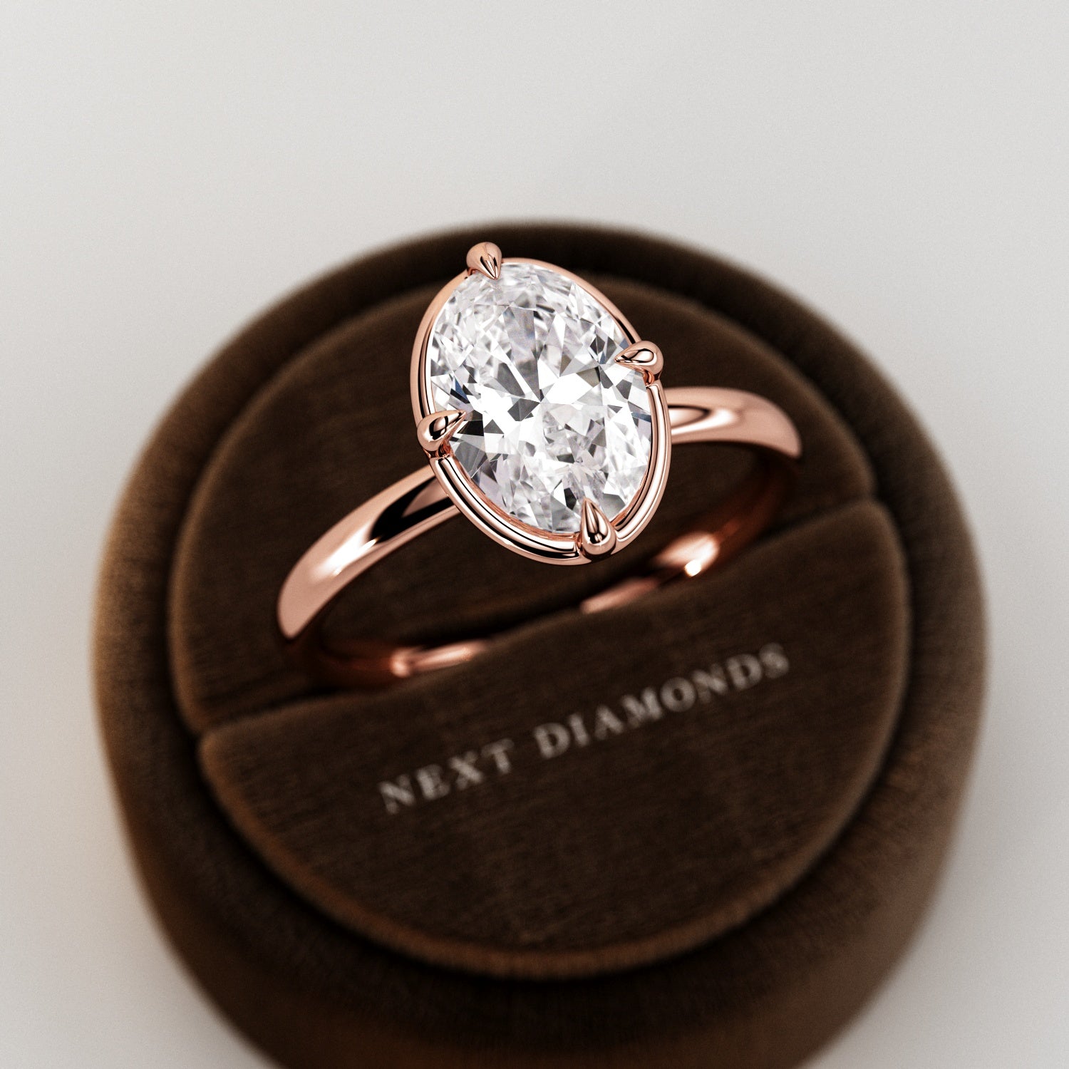 2 carat Elongated Cushion cut lab-grown diamond IGI certified, bezel engagement ring.