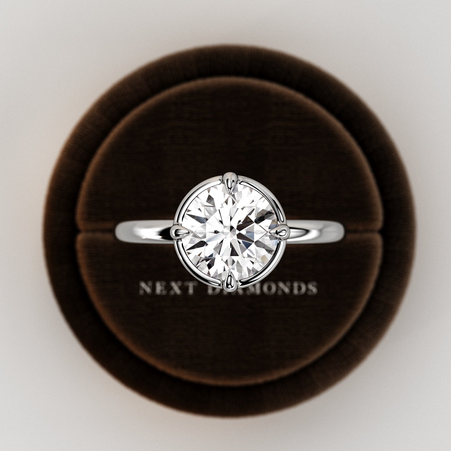 2 carat Elongated Cushion cut lab-grown diamond IGI certified, bezel engagement ring.