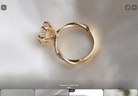 2 carat Elongated Cushion cut lab-grown diamond IGI certified, side stones engagement ring.