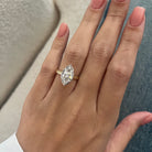 2 carat Oval cut lab-grown diamond IGI certified, bezel engagement ring.