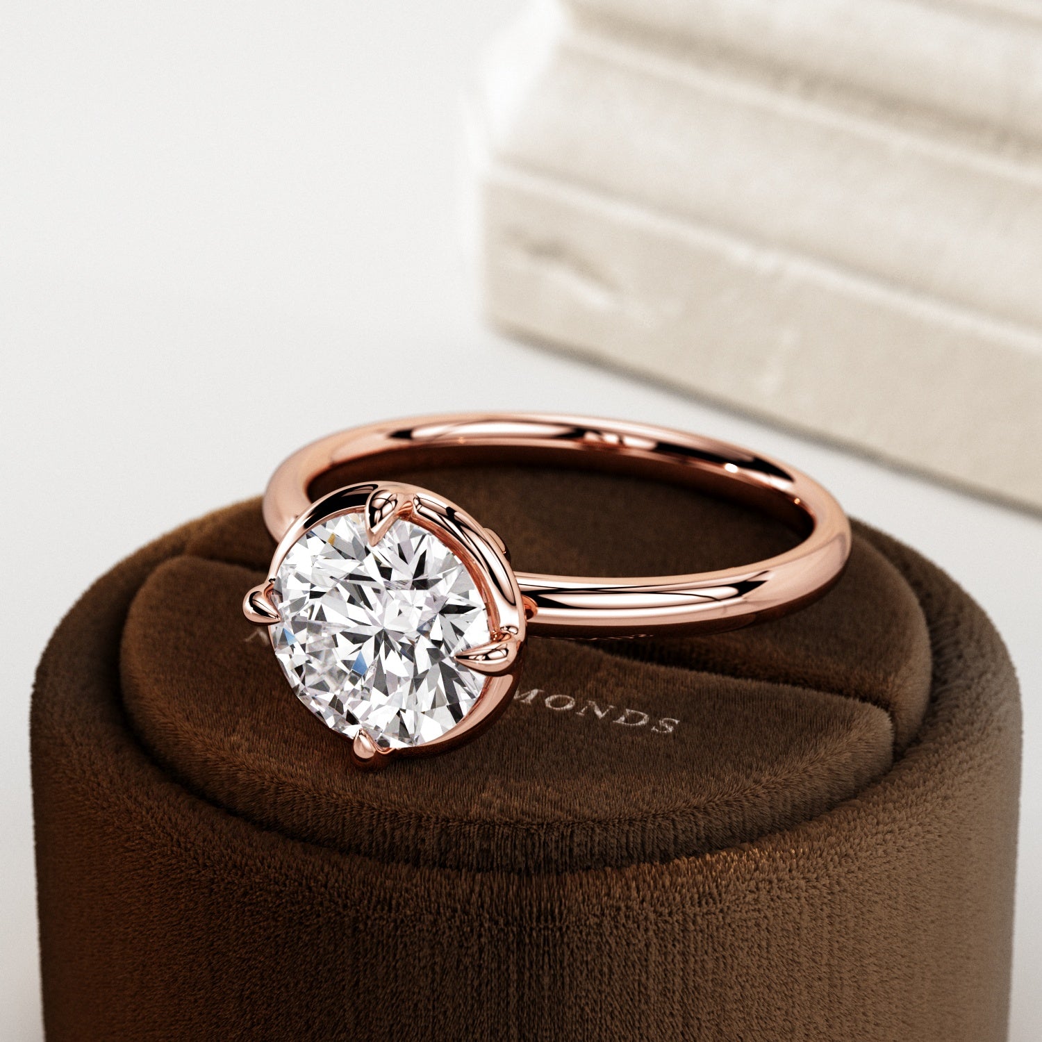 2 carat Elongated Cushion cut lab-grown diamond IGI certified, bezel engagement ring.