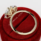 2 carat Pear cut lab-grown diamond IGI certified, toi et moi engagement ring.