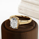 2 carat Cushion cut lab-grown diamond IGI certified, engagement ring.