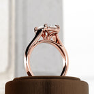 2 carat Cushion cut lab-grown diamond IGI certified, engagement ring.