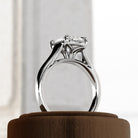 2 carat Cushion cut lab-grown diamond IGI certified, engagement ring.