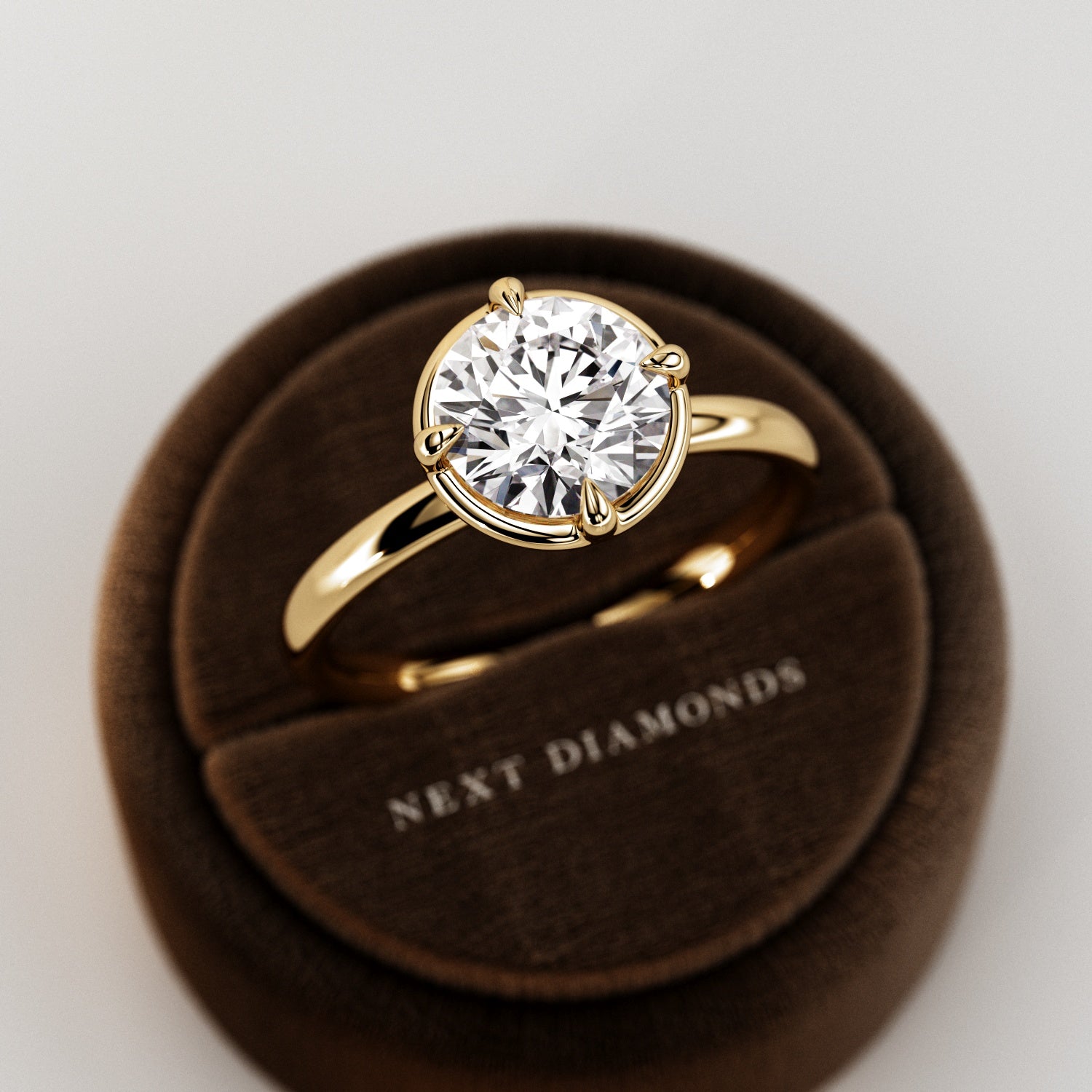 2 carat Elongated Cushion cut lab-grown diamond IGI certified, bezel engagement ring.