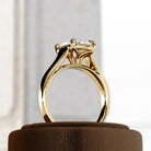 2 carat Cushion cut lab-grown diamond IGI certified, engagement ring.